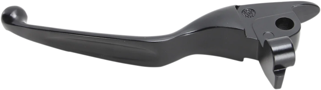 Brake Lever - Wide Blade - Black DragSpecialties H07-0595MB-B - Side View