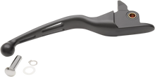 Load image into Gallery viewer, Brake Lever - Wide Blade - Slotted - Black DragSpecialties H07-0601MB-B - Main Product View