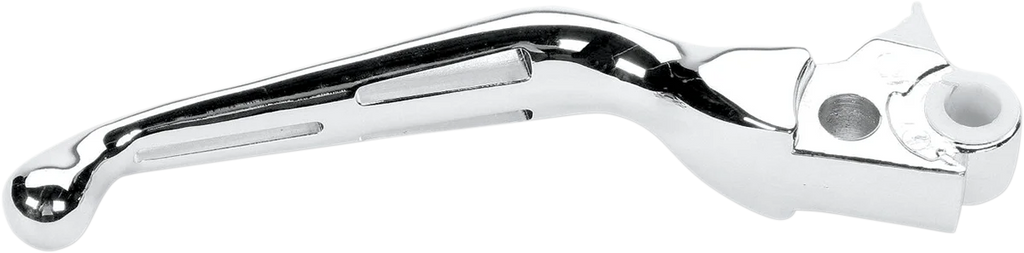Brake Lever - Wide Blade - Slotted - Black DragSpecialties H07-0769B-B - Side View