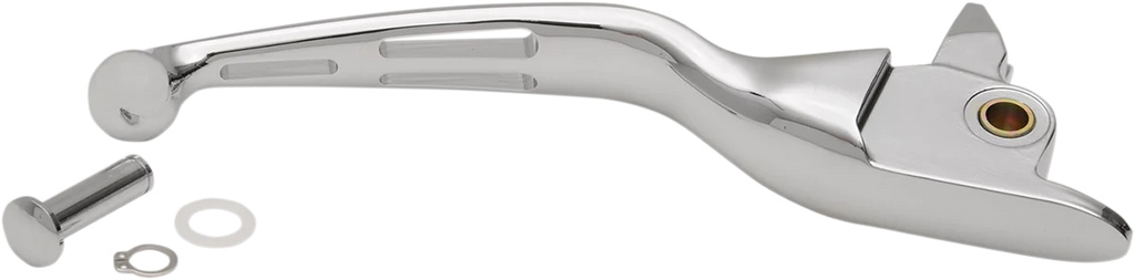 Brake Lever - Wide Blade - Slotted - Chrome DragSpecialties H07-0601-B - Main Product View