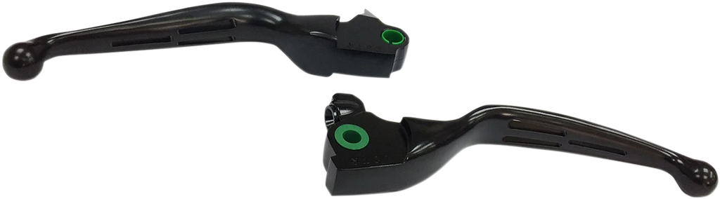 Brake Lever - Wide Blade - Slotted - Trike - Black DragSpecialties H07-0606MB-B - Main Product View