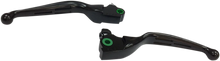 Load image into Gallery viewer, Brake Lever - Wide Blade - Slotted - Trike - Black DragSpecialties H07-0606MB-B - Main Product View