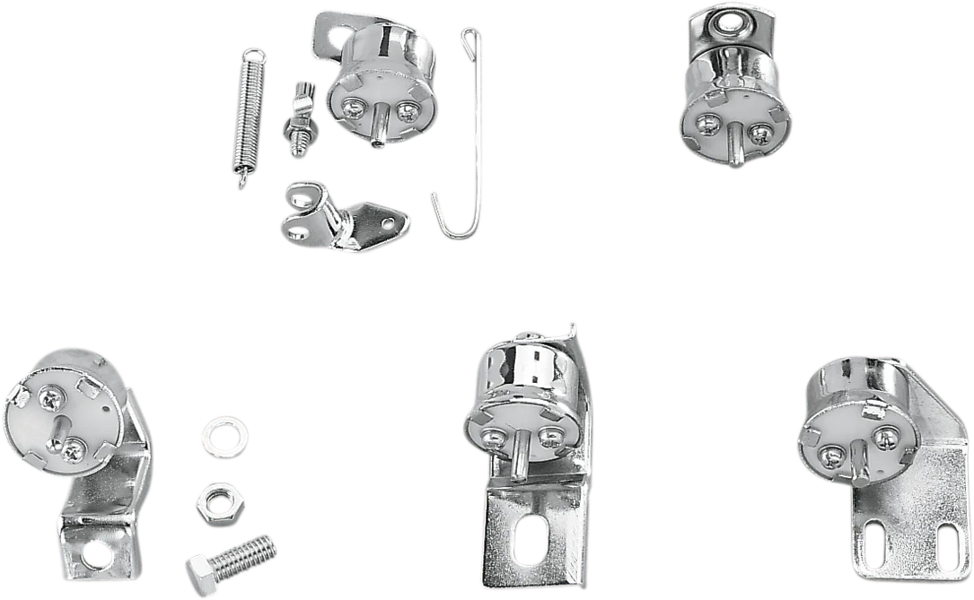 Brake Light Switch - Chrome DragSpecialties 70261 - Side View