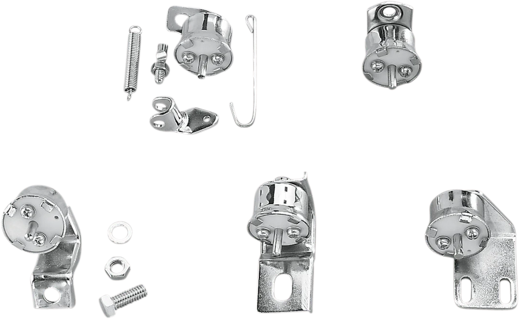 Brake Light Switch - Chrome DragSpecialties 70261 - Side View