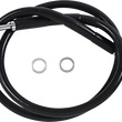 Load image into Gallery viewer, Brake Line - +10" - Black - '18-'21 Softail DragSpecialties 618601-10BLK - Main Product View