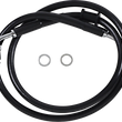 Load image into Gallery viewer, Brake Line - +10" - Black - '18-'22 Softail DragSpecialties 618620-10BLK - Main Product View