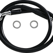 Load image into Gallery viewer, Brake Line - +10" - Black - '18-'22 Softail DragSpecialties 618631-10BLK - Main Product View