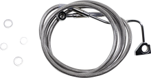 Load image into Gallery viewer, Brake Line - +10" - Stainless Steel - ABS DragSpecialties 614220-10 - Main Product View
