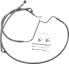 Load image into Gallery viewer, Brake Line - +10" - Stainless Steel DragSpecialties 614085-10 - Main Product View