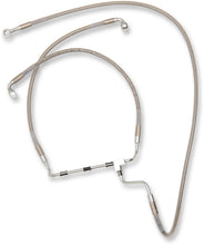 Load image into Gallery viewer, Brake Line - +10" - Stainless Steel DragSpecialties 614085-10 - Side View