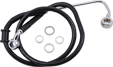 Load image into Gallery viewer, Brake Line - +2" - Black - '15-'17 Softail DragSpecialties 618302-2BLK - Main Product View