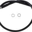 Load image into Gallery viewer, Brake Line - +2" - Black - '18-'21 Softail DragSpecialties 618601-2BLK - Main Product View