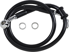 Load image into Gallery viewer, Brake Line - +2" - Black - '18-'22 Softail DragSpecialties 618620-2BLK - Main Product View