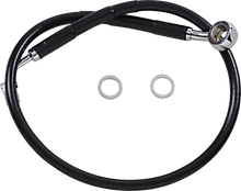 Load image into Gallery viewer, Brake Line - +2" - Black - '18-'22 Softail DragSpecialties 618631-2BLK - Main Product View