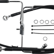 Load image into Gallery viewer, Brake Line - +2" - Black - XL DragSpecialties 618566-2BLK - Main Product View