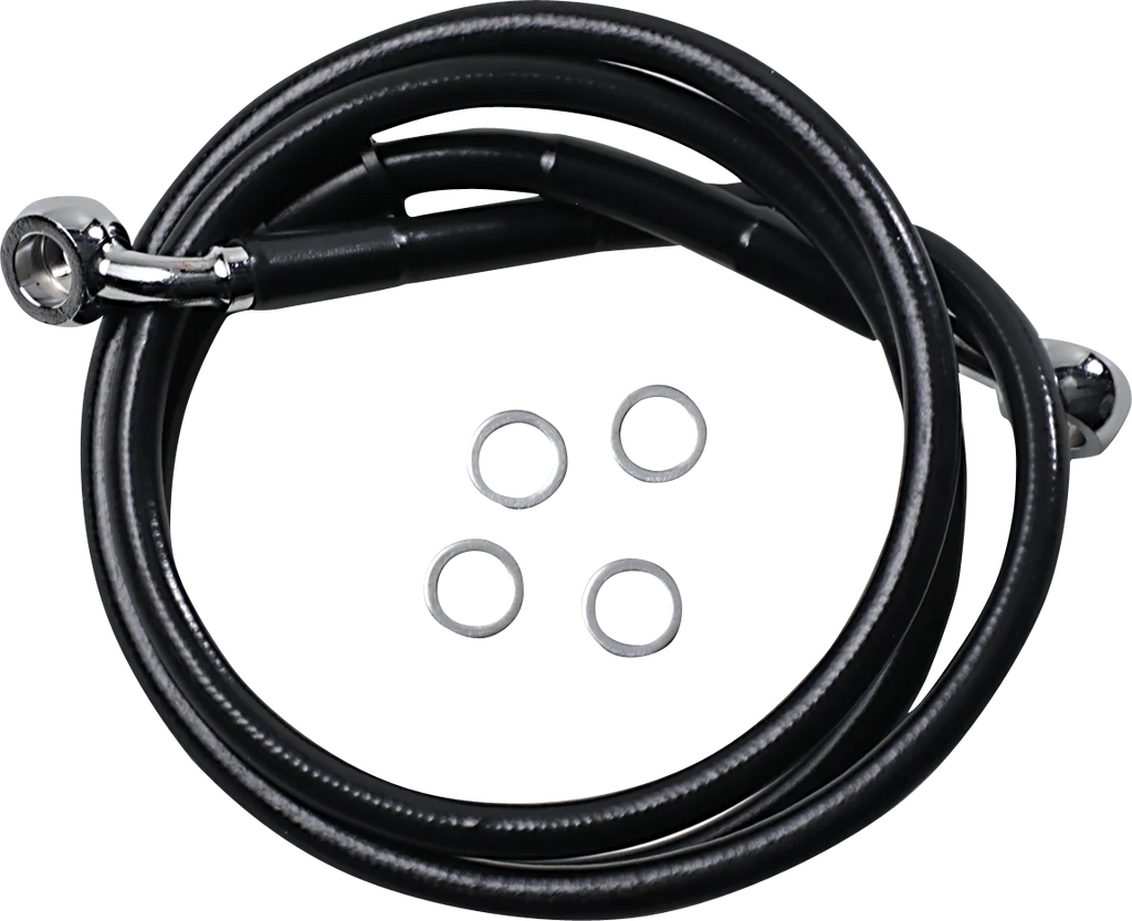 Brake Line - +2" - Black - XL DragSpecialties 618763-2BLK - Main Product View