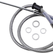 Load image into Gallery viewer, Brake Line - +2" - Stainless Steel - '15-'17 Softail DragSpecialties 618302-2 - Main Product View
