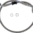 Load image into Gallery viewer, Brake Line - +2" - Stainless Steel - '18-'21 Softail DragSpecialties 618604-2 - Main Product View