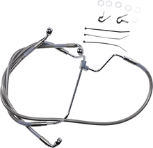 Load image into Gallery viewer, Brake Line - +2" - Stainless Steel DragSpecialties 614085-2 - Main Product View