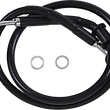 Load image into Gallery viewer, Brake Line - +4" - Black - '18-'22 Softail DragSpecialties 618620-4BLK - Main Product View