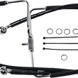 Load image into Gallery viewer, Brake Line - +4" - Black - XL DragSpecialties 618566-4BLK - Main Product View