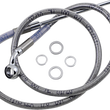 Load image into Gallery viewer, Brake Line - +4" - Stainless Steel - '15-'17 Softail DragSpecialties 618302-4 - Main Product View