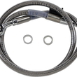 Load image into Gallery viewer, Brake Line - +4" - Stainless Steel - '18-'22 Softail DragSpecialties 618620-4 - Main Product View