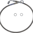 Load image into Gallery viewer, Brake Line - +4" - Stainless Steel - '18-'22 Softail DragSpecialties 618631-4 - Main Product View