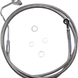 Load image into Gallery viewer, Brake Line - +4" - Stainless Steel - ABS DragSpecialties 614220-4 - Main Product View