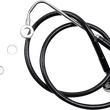 Load image into Gallery viewer, Brake Line - +6" - Black - '15-'17 Softail DragSpecialties 618300-6BLK - Main Product View
