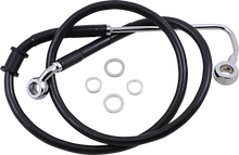 Load image into Gallery viewer, Brake Line - +6" - Black - '15-'17 Softail DragSpecialties 618302-6BLK - Main Product View