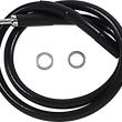 Load image into Gallery viewer, Brake Line - +6" - Black - '18-'21 Softail DragSpecialties 618601-6BLK - Main Product View