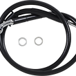 Load image into Gallery viewer, Brake Line - +6" - Black - '18-'22 Softail DragSpecialties 618620-6BLK - Main Product View