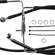 Load image into Gallery viewer, Brake Line - +6" - Black - XL DragSpecialties 618566-6BLK - Main Product View