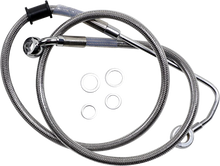 Load image into Gallery viewer, Brake Line - +6" - Stainless Steel - '15-'17 Softail DragSpecialties 618300-6 - Main Product View