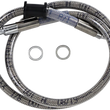 Load image into Gallery viewer, Brake Line - +6" - Stainless Steel - '18-'21 Softail DragSpecialties 618604-6 - Main Product View