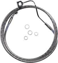Load image into Gallery viewer, Brake Line - +6" - Stainless Steel - ABS DragSpecialties 614220-6 - Main Product View