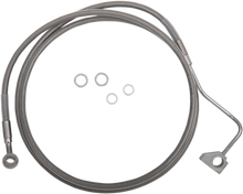Load image into Gallery viewer, Brake Line - +6" - Stainless Steel - ABS DragSpecialties 614220-6 - Side View