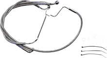 Load image into Gallery viewer, Brake Line - +6" - Stainless Steel DragSpecialties 614085-6 - Main Product View