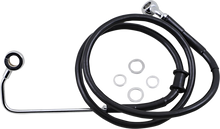 Load image into Gallery viewer, Brake Line - +8&quot; - Black - &#39;15-&#39;17 Softail DragSpecialties 618302-8BLK - Main Product View