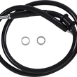 Load image into Gallery viewer, Brake Line - +8" - Black - '18-'22 Softail DragSpecialties 618620-8BLK - Main Product View