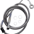 Load image into Gallery viewer, Brake Line - +8" - Stainless Steel - '15-'17 Softail DragSpecialties 618299-8 - Main Product View
