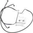 Load image into Gallery viewer, Brake Line - +8" - Stainless Steel DragSpecialties 614085-8 - Main Product View