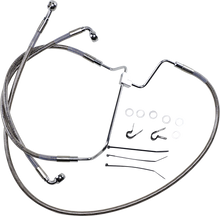 Load image into Gallery viewer, Brake Line - +8" - Stainless Steel DragSpecialties 614085-8 - Main Product View