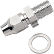 Load image into Gallery viewer, Brake Line Fitting - 3/8-24 - Straight DragSpecialties 342 - Main Product View