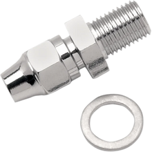 Load image into Gallery viewer, Brake Line Fitting - 3/8-24 - Straight DragSpecialties 342 - Main Product View