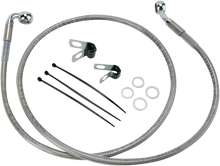 Load image into Gallery viewer, Brake Line - Front - +10" - Stainless Steel DragSpecialties 640112-10 - Main Product View