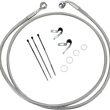 Load image into Gallery viewer, Brake Line - Front - +10" - Stainless Steel DragSpecialties 640113-10 - Main Product View