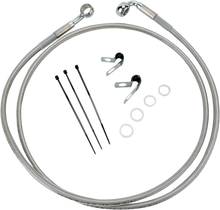 Load image into Gallery viewer, Brake Line - Front - +10" - Stainless Steel DragSpecialties 640113-10 - Main Product View
