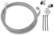 Load image into Gallery viewer, Brake Line - Front - +10" - Stainless Steel DragSpecialties 640115-10 - Main Product View